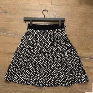 Kate Spade Silk Polka Dot Skirt